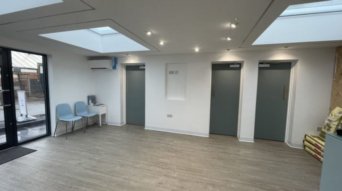 The New Waiting Space At Knutsford Vets